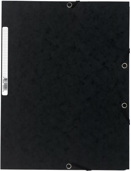 Exacompta gummibandmappe a4 55501e schwarz - Exacompta-55501e-3130630555018