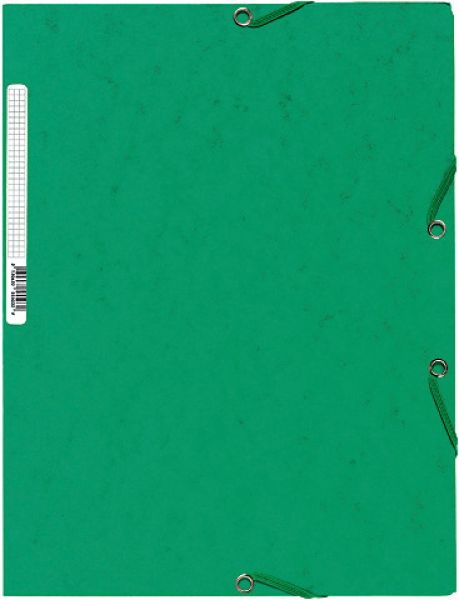 Exacompta gummibandmappe a4 55503e grün - Exacompta-55503e-3130630555032