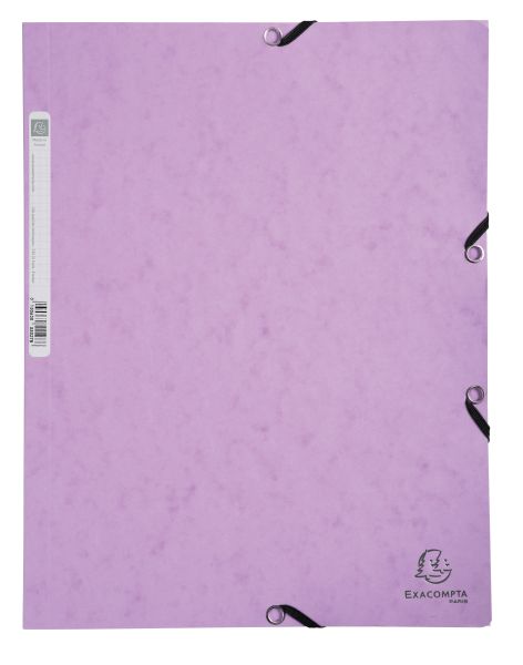 Exacompta gummibandmappe aquarel a4 55535e malve - Exacompta-55535e-3130630555353