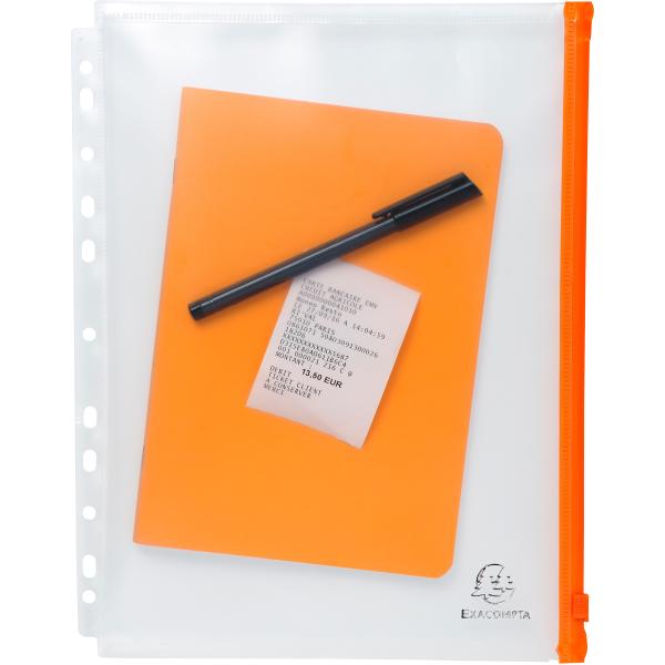 Exacompta dokumententasche mit zip a4 57334e 5 stück, transparent - Exacompta-57334e-3130630573340-03.jpg