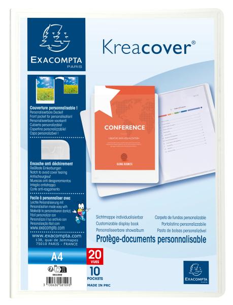 Exacompta sichtbuch kc a4 58109e weiss 10 taschen - Exacompta-58109e-3130630581093-03.jpg