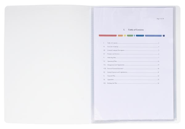 Exacompta sichtbuch kc a4 58109e weiss 10 taschen - Exacompta-58109e-3130630581093