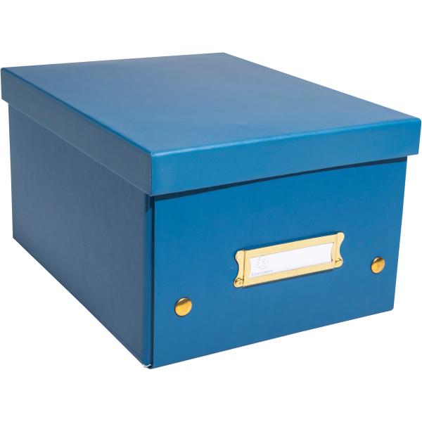 Exacompta aufbewahrungsbox neo deco a5+ 62252e blau 20x26x15cm - Exacompta-62252e-3130630622529