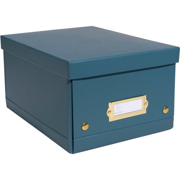 Exacompta aufbewahrungsbox neo deco a5+ 62253e entenblau 20x26x15cm - Exacompta-62253e-3130630622536