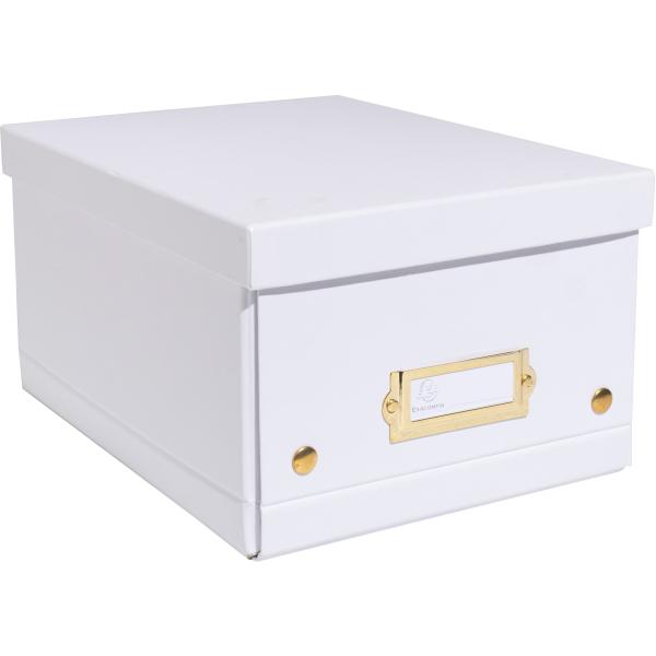 Exacompta aufbewahrungsbox neo deco a5+ 62258e weiss 20x26x15cm - Exacompta-62258e-3130630622581