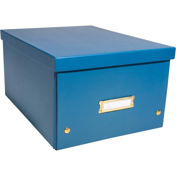 Exacompta aufbewahrungsbox neo deco a4+ 62352e blau 27x36x19cm - Exacompta-62352e-3130630623526