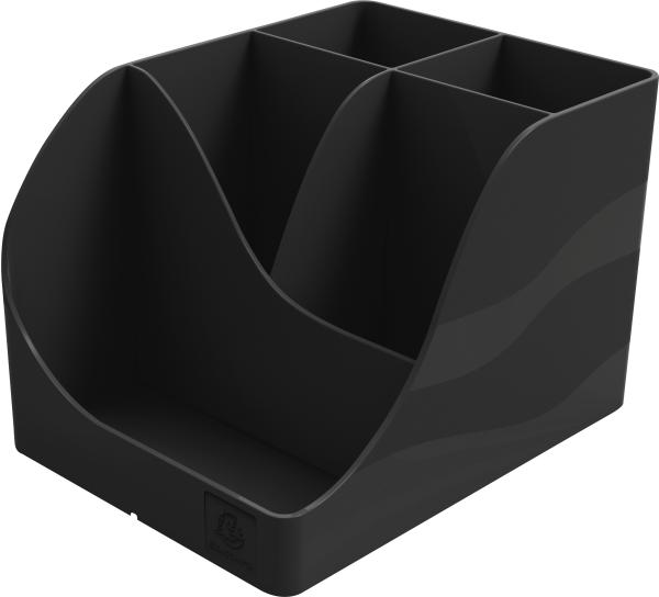 Exacompta stifteköcher neo deco 69514d schwarz 5 fächer - Exacompta-69514d-9002493695146