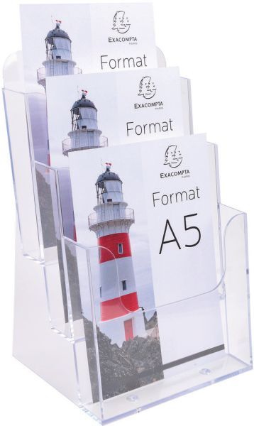 Exacompta prospekthalter a5 75158d transparent 154x181x280mm - Exacompta-75158d-9002493109124