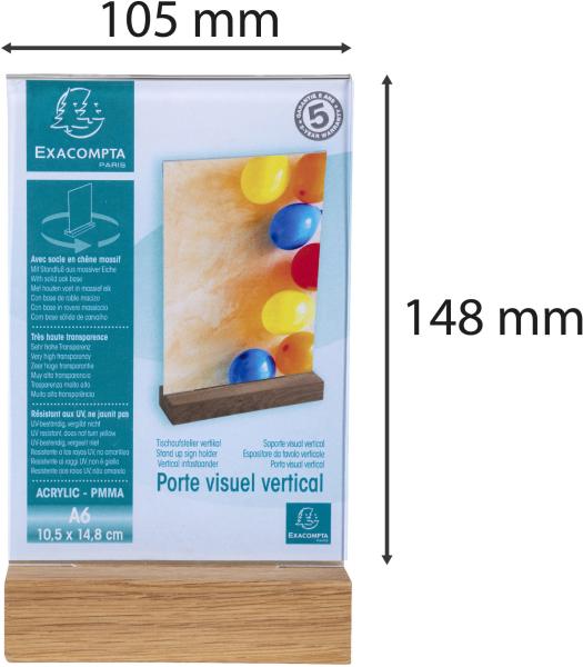 Exacompta tischaufsteller a6 86258d transparent, holzs. hoch - Exacompta-86258d-9002493109407-03.jpg