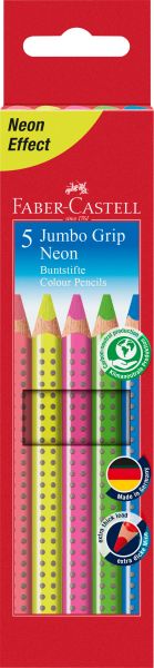 Faber-castell farbstifte jumbo grip 110994 5-farbig ass. - Faber-castell-110994-4005401109945