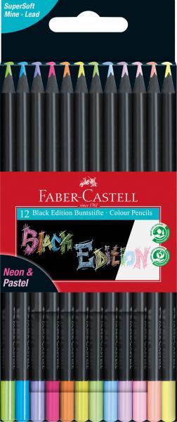 Faber-castell farbstifte black edition 116410 neon + pastell 12 stk. - Faber-castell-116410-4005401164104-02.jpg