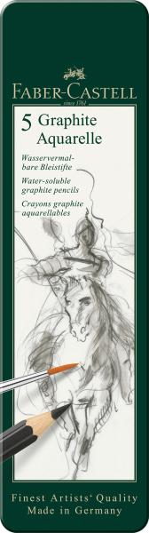 Faber-castell graphite aquarelle bleistift 117805 metalletui 5 stück - Faber-castell-117805-4005401178057-02.jpg