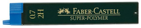 Faber-castell minen 2h 120712 0,7mm 12 stück - Faber-castell-120712-4005401207122
