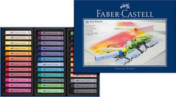 Faber-castell softpastellkreiden 128336 36er kartonetui - Faber-castell-128336-4005401283362