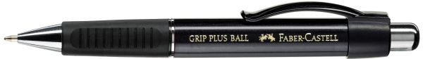 Faber-castell kugelschreiber 1407 0.7mm 140733 metallic-schwarz - Faber-castell-140733-4005401407331