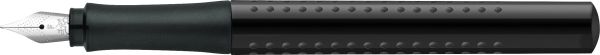Faber-castell füller grip 2010 f 140818 schwarz - Faber-castell-140818-4005401408185