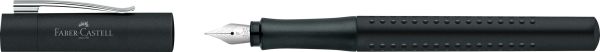 Faber-castell füller grip 2011 f 140908 schwarz - Faber-castell-140908-4005401409083