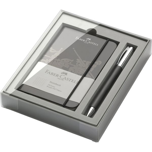 Faber-castell kugelschreiber set ambition 149623 schwarz - Faber-castell-149623-4005401496236