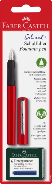 Faber-castell schulfüller 149812 rot - Faber-castell-149812-4005401498124
