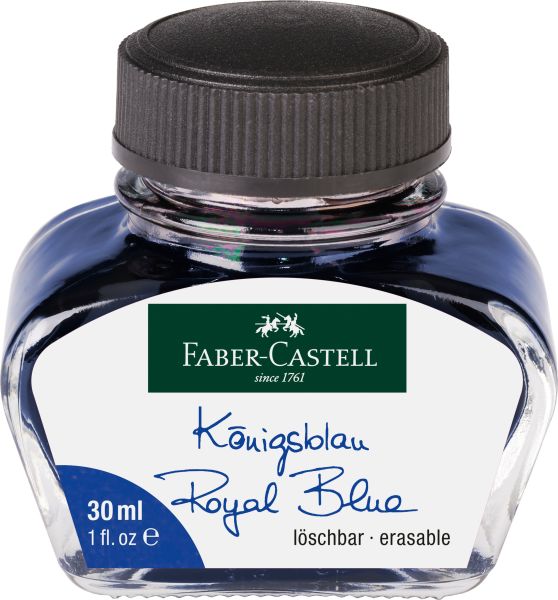 Faber-castell tintenglas 30ml 149839 königsblau - Faber-castell-149839-4005401498391