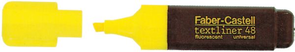 Faber-castell textmarker tl 48 1-5mm 154807 gelb - Faber-castell-154807-4005401548072
