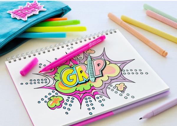 Faber-castell grip colours 155312 10 faren, neon und pastell - Faber-castell-155312-4005401553120-02.jpg