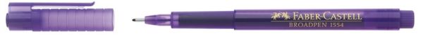 Faber-castell fineliner broadpen 1554 0.8mm 155436 violett - Faber-castell-155436-4005401554363