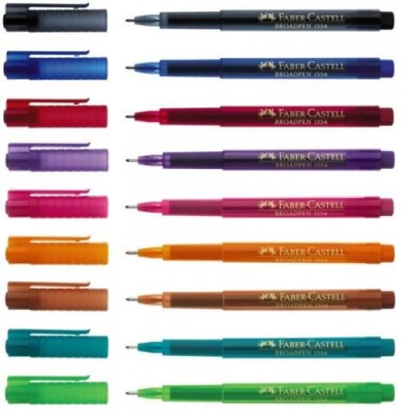 Faber-castell fineliner broadpen 1554 0.8mm 155456 türkis - Faber-castell-155456-4005401554561-03.jpg