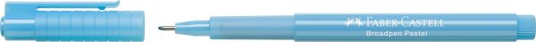 Faber-castell fineliner broadpen 1554 0.8mm 155458 pastellichtblau - Faber-castell-155458-4005401554585