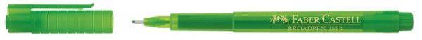 Faber-castell fineliner broadpen 1554 0.8mm 155466 hellgrün - Faber-castell-155466-4005401554660