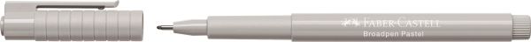 Faber-castell fineliner broadpen 1554 0.8mm 155488 pastellgrau - Faber-castell-155488-4005401554882
