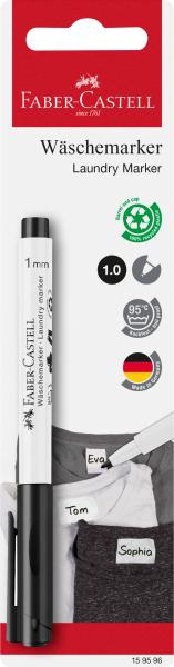 Faber-castell textilmarker 1mm 159596 schwarz - Faber-castell-159596-4005401595960