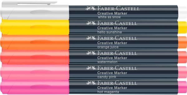 Faber-castell creative marker 1-3mm 160705 summer breeze 6 stück - Faber-castell-160705-4005401607052-02.jpg