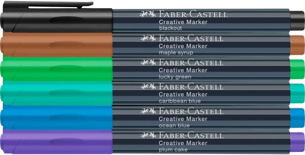 Faber-castell creative marker 1-3mm 160708 fairy forest 6 stück - Faber-castell-160708-4005401607083-02.jpg