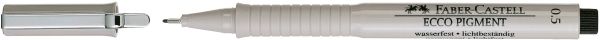 Faber-castell tintenschreiber ecco 0,7mm 166799 pigment, schwarz - Faber-castell-166799-4005401667995