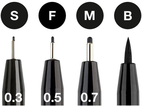 Faber-castell pitt artist pen 167100 schwarz 4 stück - Faber-castell-167100-4005401671008-02.jpg