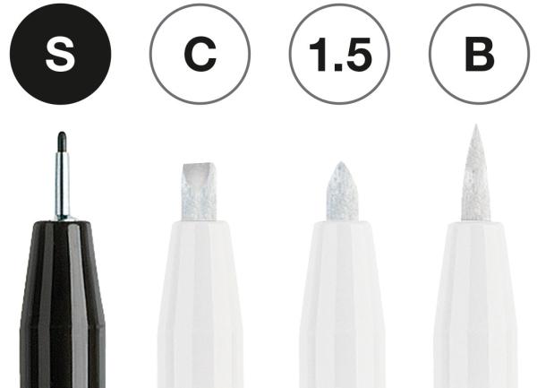 Faber-castell pitt artist pen 167151 black & white 4 stück - Faber-castell-167151-4005401671510-02.jpg