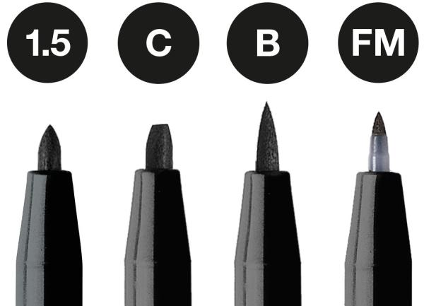 Faber-castell artist pen tuschestift 167153 schwarz 4 stk. - Faber-castell-167153-4005401671534-02.jpg