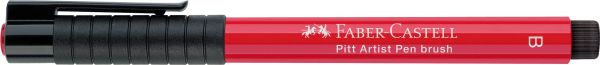 Faber-castell pitt artist pen brush 2.5mm 167421 geraniumrot hell - Faber-castell-167421-4005401674214