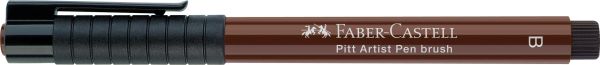 Faber-castell pitt artist pen brush 2.5mm 167475 sepia dunkel - Faber-castell-167475-4005401674757