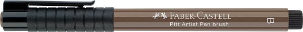 Faber-castell pitt artist pen brush 2.5mm 167477 walnussbraun - Faber-castell-167477-4005401674771