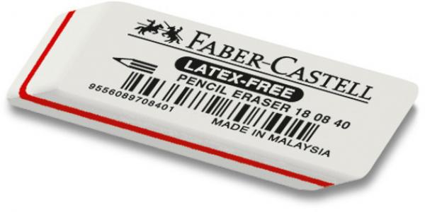Faber-castell radierer latex-free 180840 weiss - Faber-castell-180840-9556089708401