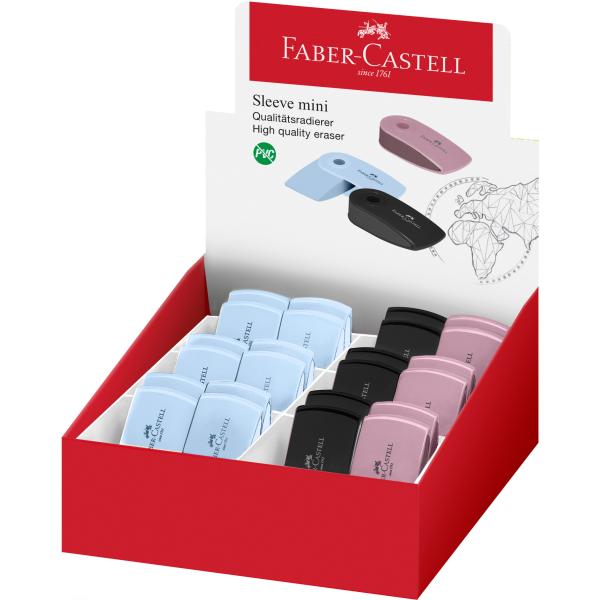 Faber-castell radierer sleeve mini 182477 assortiert - Faber-castell-182477-4005401824770