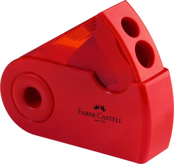 Faber-castell doppelspitzdose sleeve 182701 rot/blau - Faber-castell-182701-6933256608048