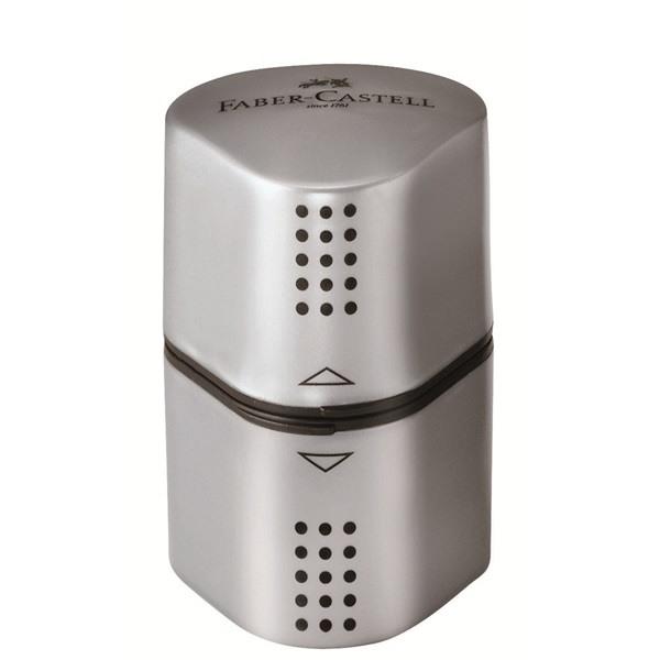 Faber-castell dosenspitzer 3-fach grip 2001 183800 silber - Faber-castell-183800-4005401838005-04.jpg