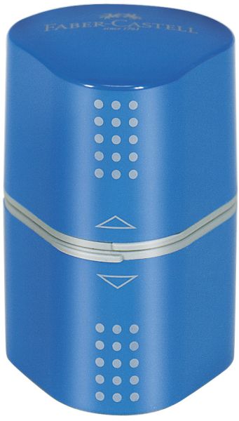 Faber-castell spitzer grip 2001 183801 blau/brombeer 10 stück - Faber-castell-183801-4005401063865