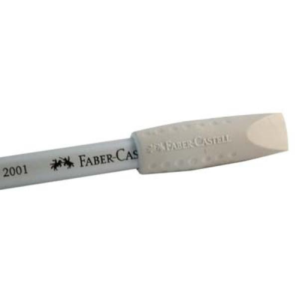 Faber-castell aufsteckradierer grip 2001 187000 grau, 10x10x40mm 2 stück - Faber-castell-187000-4005401870005-02.jpg