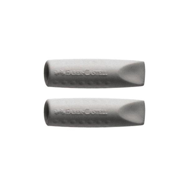 Faber-castell aufsteckradierer grip 2001 187000 grau, 10x10x40mm 2 stück - Faber-castell-187000-4005401870005-03.jpg