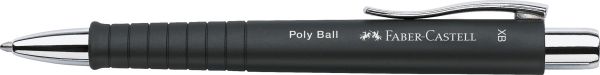 Faber-castell kugelschreiber poly ball xb 241153 schwarz - Faber-castell-241153-6933256628190