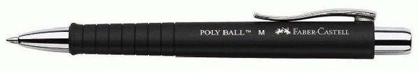 Faber-castell kugelschreiber poly ball 0.5mm 241199 schwarz - Faber-castell-241199-6933256605467